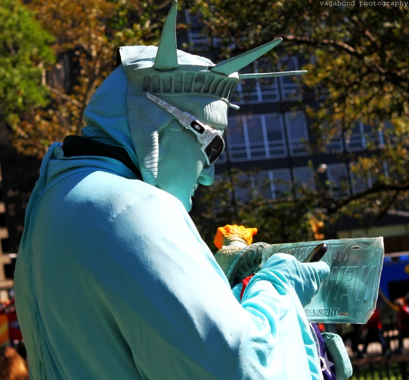 Lady Liberty Updates Her Facebook Status